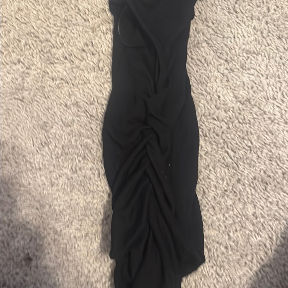 Black Ruched Top - Picture 2 of 2